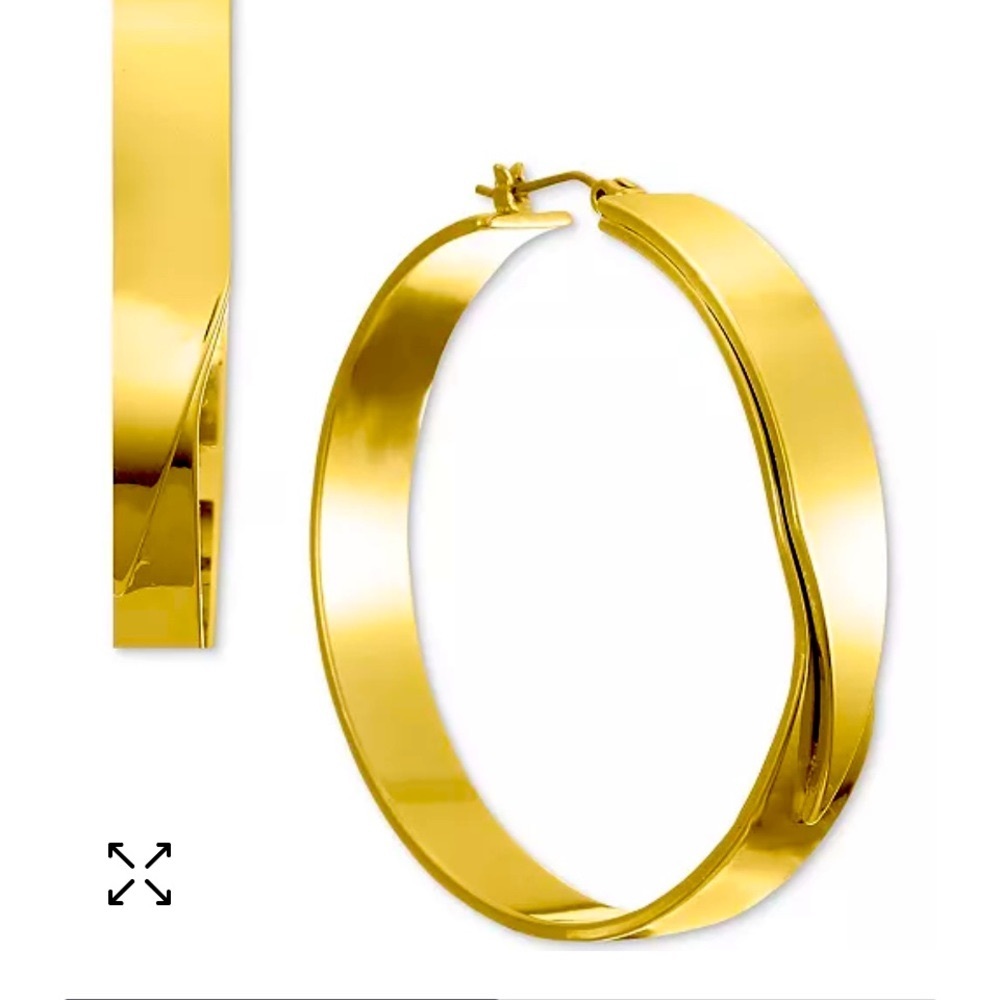 ALFANI Origami Hoop Earrings
